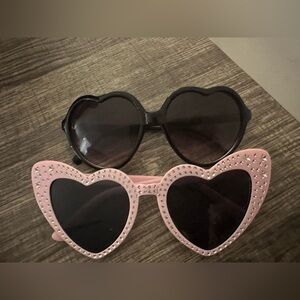 Heart-Shaped Sunglasses Set